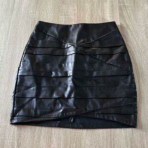 NWOT … FLYING TOMATO “A. Calin” Black Mini Skirt